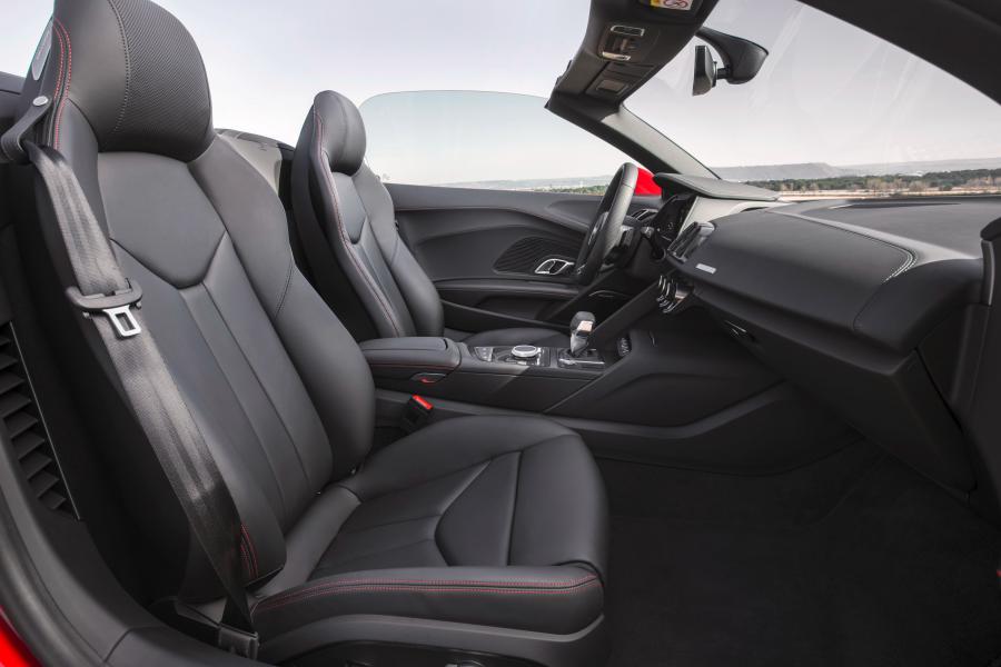 Интерьер Audi R8 V10 Spyder RWS 2018 года  (WW) (фото 10 из 29)